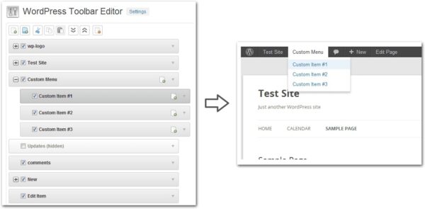 V1.5.1 WordPress Toolbar Editor Pro Addon GPL